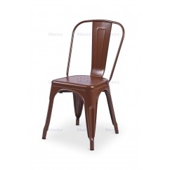 Krzesło kawiarniane PARIS inspirowane TOLIX brązowy