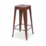 Krzesło kawiarniane PARIS inspirowane TOLIX hoker brązowy