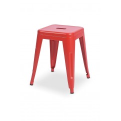 Krzesło kawiarniane PARIS inspirowane TOLIX taboret czerwony