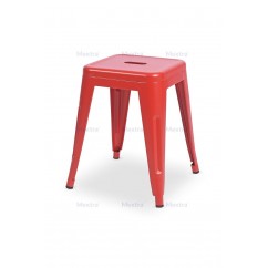 Krzesło kawiarniane PARIS inspirowane TOLIX taboret czerwony
