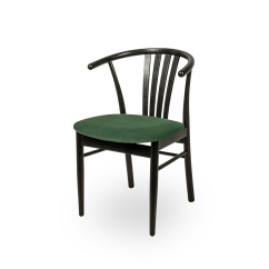 Krzesło Drewniane Restauracyjne SCANDI czarne