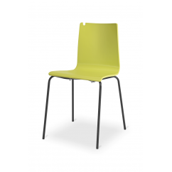 Krzesło sklejka LUNGO BL limonka