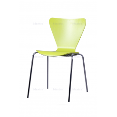 Krzesło sklejka MOCHA CR limonka