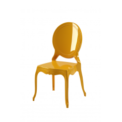 Krzesło dla pary młodej MEDALION złote
