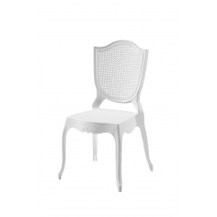 Krzesło dla pary młodej AMOR białe