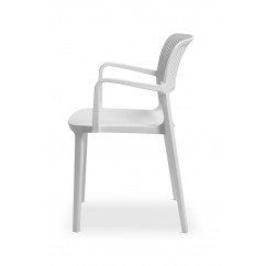 Krzesło NICOLA biały - ogródki piwne