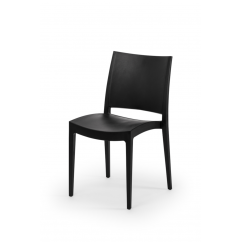 Krzesło kawiarniane GOMERA czarne