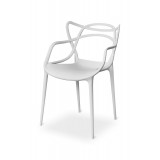 Krzesło kawiarniane VEGAS białe