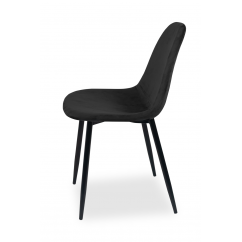 Krzesło kawiarniane BELLA MILANO czarne
