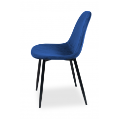 Krzesło kawiarniane BELLA MILANO niebieskie