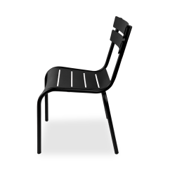 Krzesło do ogródków piwnych Lyon czarne