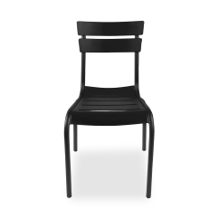 Krzesło do ogródków piwnych Lyon czarne