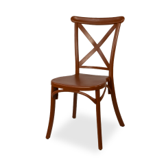 Krzesło ślubne CROSS-BACK FIORINI brązowe