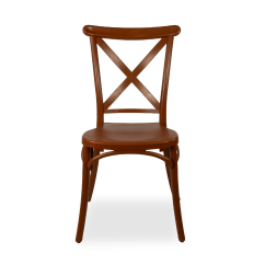 Krzesło ślubne CROSS-BACK FIORINI brązowe