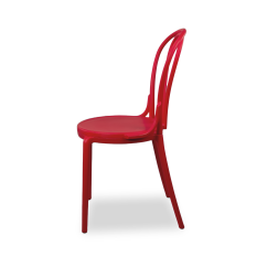 Krzesło kawiarniane MONET czerwone