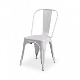 Krzesło kawiarniane PARIS inspirowane TOLIX biały