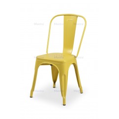 Krzesło kawiarniane PARIS inspirowane TOLIX żółty